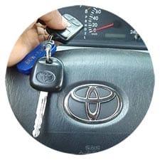Perdida de llave toyota en Rubí